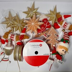 Holiday Craft Lot 🎁 Michaels Celebrate It | Picks • Ornaments